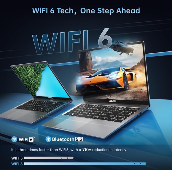 ACEMAGIC 16.1“ Laptop, AMD Ryzen 7 5700U(8C/16T, Beats i7-1265U) Gaming Laptop - Picture 3 of 4